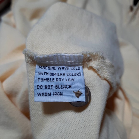 TOMMY‎ BAHAMA MENS XL YELLOW COTTON SHORT SLEEVE POLO - Picture 6 of 7